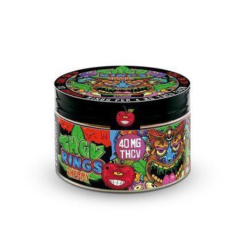 THCV Rings Cherry &ndash; жувальні цукерки з 40 мг THCV (10 шт) Euphoria thcv-rings-cherry фото