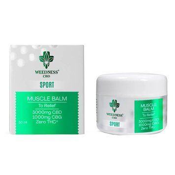 Weedness Muscle Relief крем 3000 мг CBD + 1000 мг CBG (50 мл) Weedness Muscle Relief крем 3000 мг CBD + 1000 мг CBG (50 мл) weedness-muscle фото