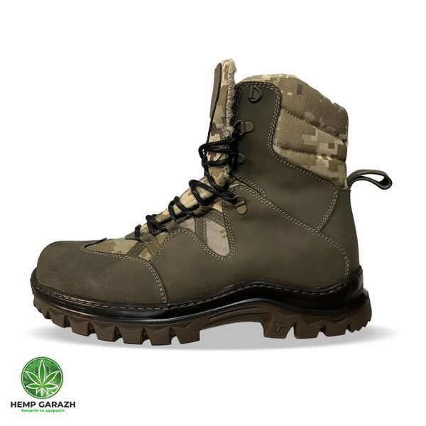 Берці зимові конопляні унісекс Shtorm Olive storm-olive-36 фото