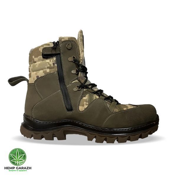 Берці зимові конопляні унісекс Shtorm Olive storm-olive-36 фото