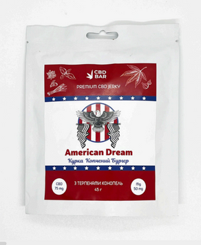 CBD Джеркі Преміум Курячі "American Dream" cbd-dzherki-premium-kuriachi-american фото