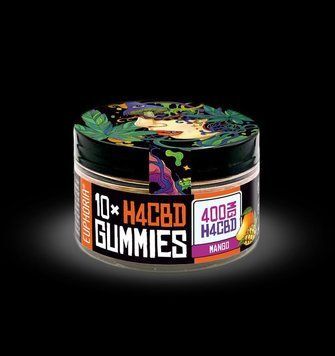 Жувальні цукерки H4CBD Gummies mango &ndash; 10 шт., 400 мг H4CBD НФ-01011 фото