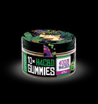 Жувальні цукерки H4CBD Gummies Apple &ndash; 10 шт., 400 мг H4CBD НФ-01010 фото