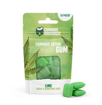 Cannabis Sativa Жувальна гумка Лайм CannabisChewingGum-Lime  фото