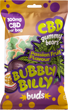 CBD gummy Желейні ведмедики смаком маракуї, 300 мг CBD, 10 шт ш ОК-11302 фото