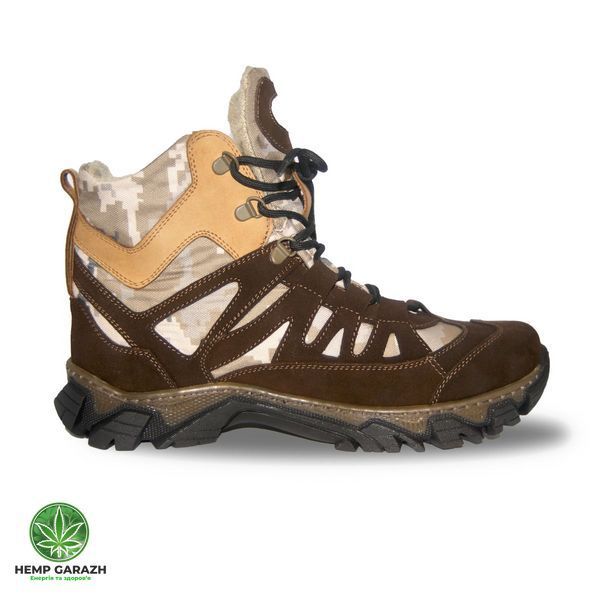Берці зимові з конопляної тканини Kozak Canape-Scarpe фото