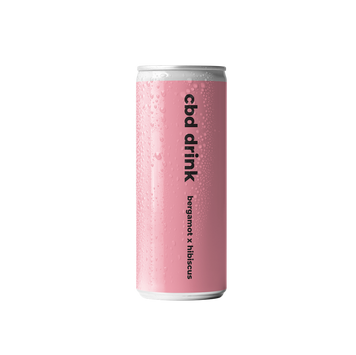 CBD DRINK: BERGAMOT X HIBISCUS 330мл pink фото