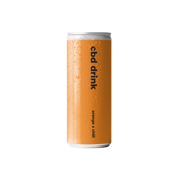 CBD DRINK: ORANGE X CHILI 330ml orange фото